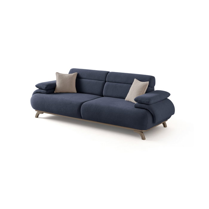 Atelier Del Sofa Sofá de 3 Plazas Bonjo Silver - Navy Blue